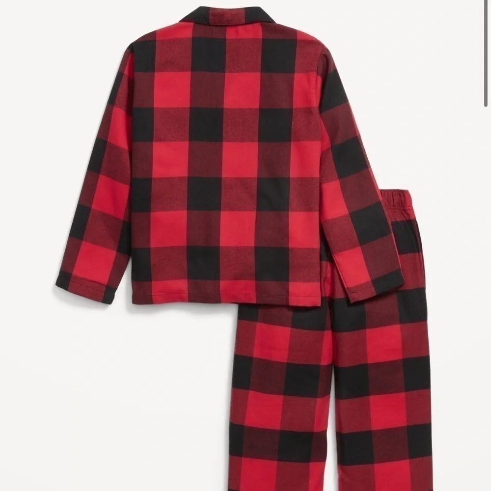 Old Navy Red Plaid Pajama Set